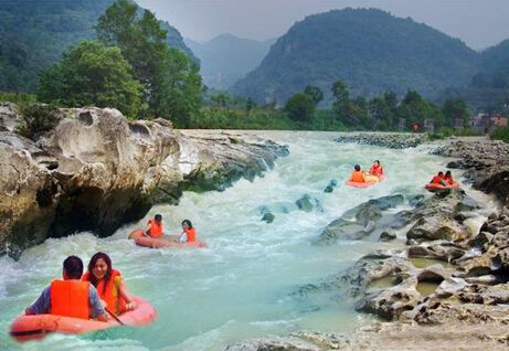 黄陂天寨沟拓展漂流