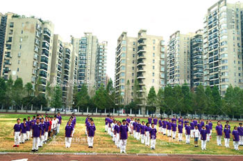 拦江堤中学军训拓展