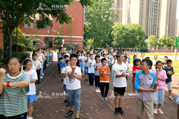 拦江堤中学军训拓展