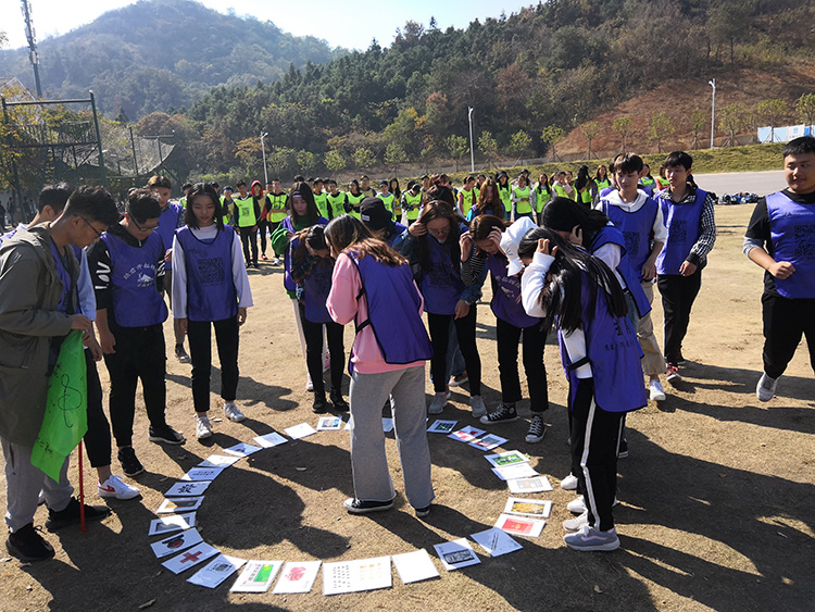 湖北艺术职业学院心理委员蔡甸国防园素质拓展活动