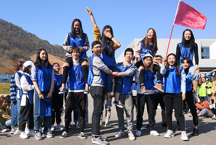 湖北艺术职业学院心理委员蔡甸国防园素质拓展活动