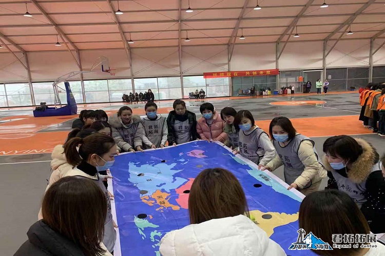 兰蔻全国美容CBD篮球场拓展活动