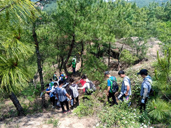 东风鸿泰大顶山登顶素质拓展