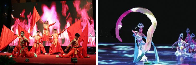 6会精彩表演,晚宴开始